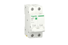 Автоматичний вимикач RESI9 Schneider Electric 10 А, 2P, крива С, 6кА (R9F12210)