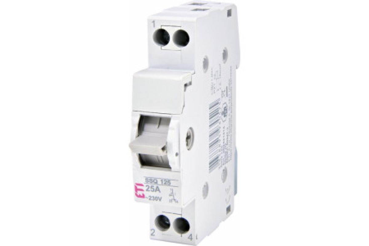Перемикач навантаження SSQ 125 1 полюс 25А "1-0-2" ETI (002421414)