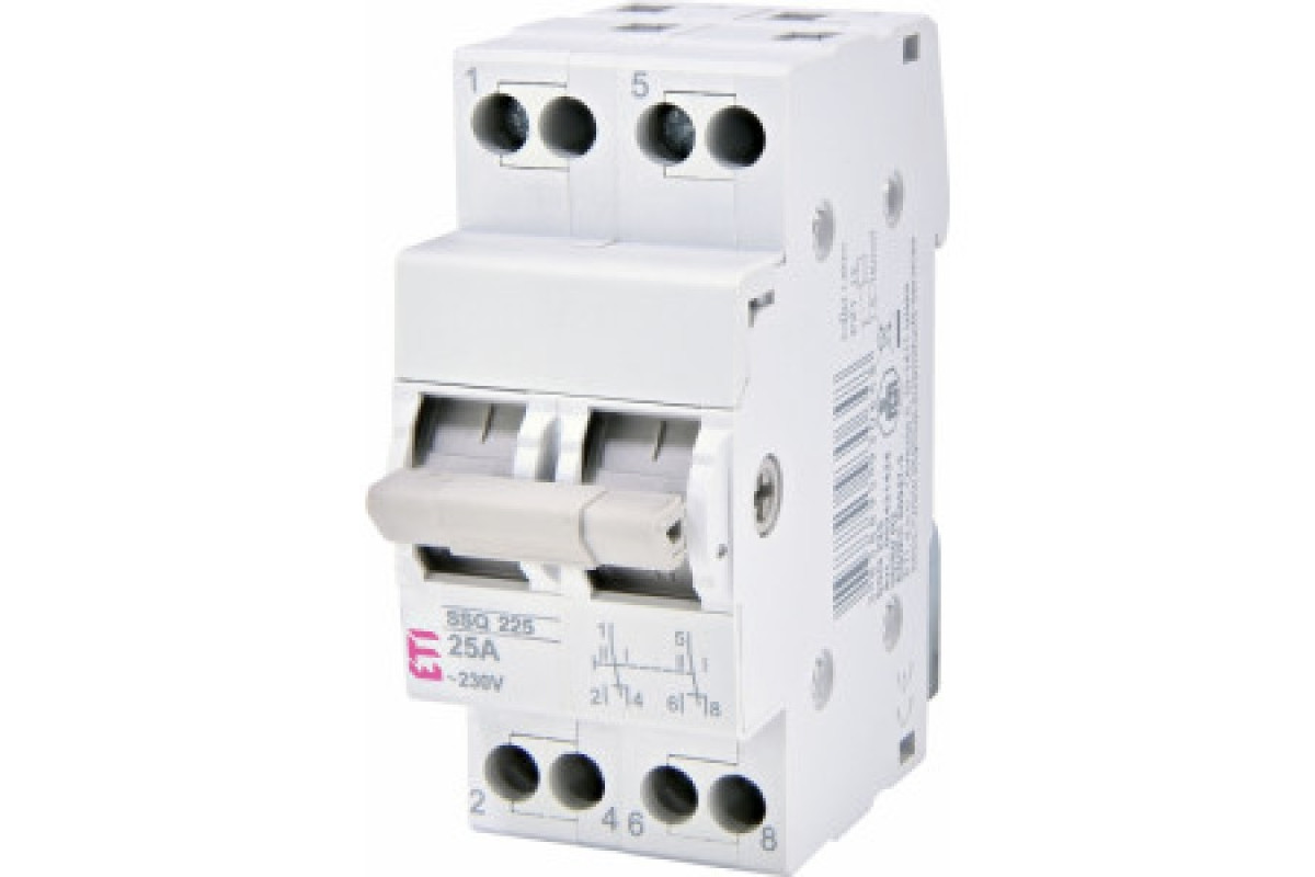 Перемикач навантаження SSQ 240 2 полюси 40А "1-0-2" ETI (002421425)