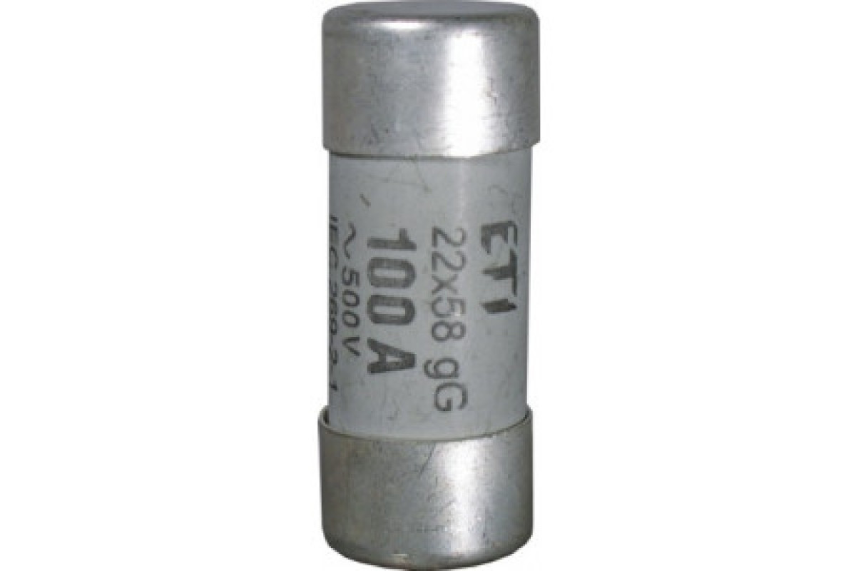 Запобіжник циліндричний CH 22x58 gG 500V 100A ETI (002640025)