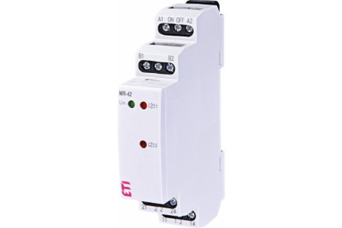 Імпульсне реле з функцією "пам'ять" MR-42 UNI 12-240V AC/DC ETI (002470008)
