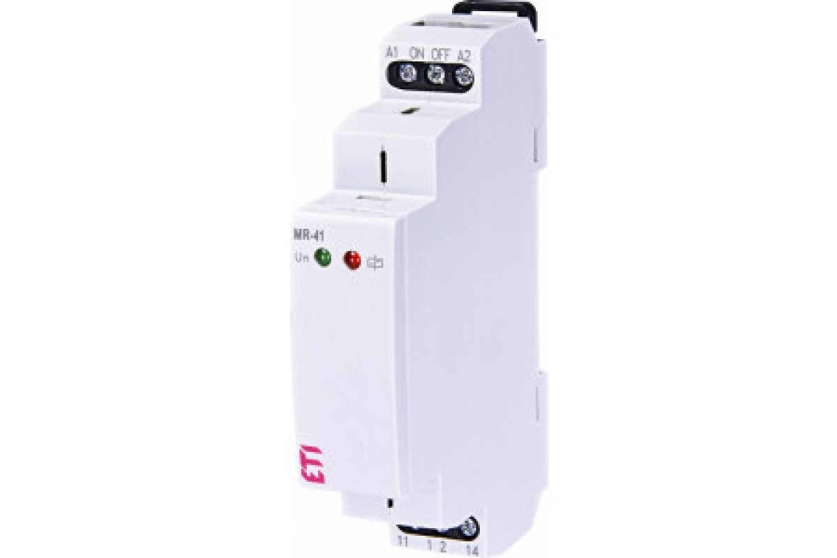 Імпульсне реле з функцією "пам'ять" MR-41 UNI 12-240V AC/DC ETI (002470007)