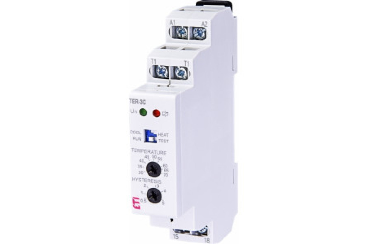 Термостат TER-3C (-30...+70) 24-240V AC/DC (1х16A) ETI (002471802)