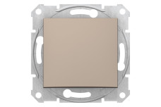 Одноклавішний перемикач Sedna Scnheider Electric титан (SDN0400468)