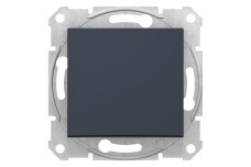 Одноклавішний перемикач Sedna Scnheider Electric графіт (SDN0400170)