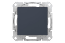Одноклавішний перемикач Sedna Scnheider Electric графіт (SDN0400470)