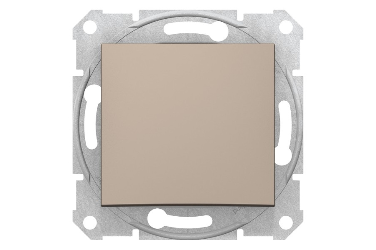 Кнопковий вимикач Sedna Scnheider Electric титан (SDN0700168)