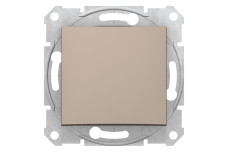 Кнопковий вимикач Sedna Scnheider Electric титан (SDN0700168)