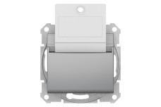 Картковий вимикач Sedna Scnheider Electric алюміній (SDN1900160)