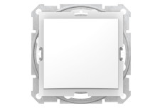 Одноклавішний вимикач ip44 Sedna Scnheider Electric білий (SDN0100321)