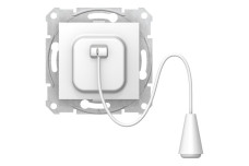 Кнопковий вимикач Sedna Scnheider Electric з мотузкою білий (SDN1200121)