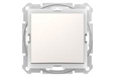 Одноклавішний вимикач ip44 Sedna Scnheider Electric слонова кістка (SDN0100323)