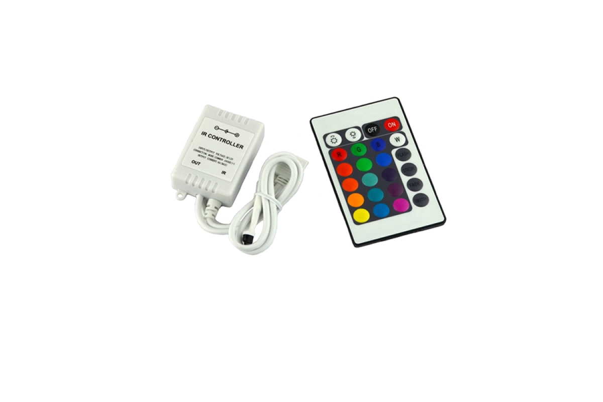 Контролер RGB PROLUM інфрачервоний (IR, 24 кнопки 6A) (402009)