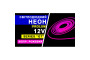 Світлодіодний неон PROLUM™ 6x12, IP68, 12V, Series "GT", Рожевий, PRO (120038)
