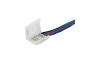 Конектор PROLUM™ для LED стрічки 10 мм, RGB + 2 затискачі (503008)