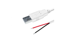 Кабель USB PROLUM™ - 1М, Білий (503042)