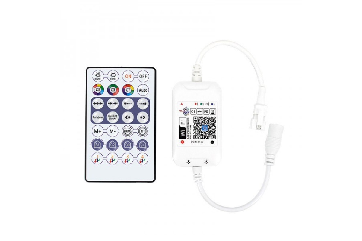 Контролер SMART RGB PROLUM (Wi-Fi; IR 28 кнопок; 12A) (402039)