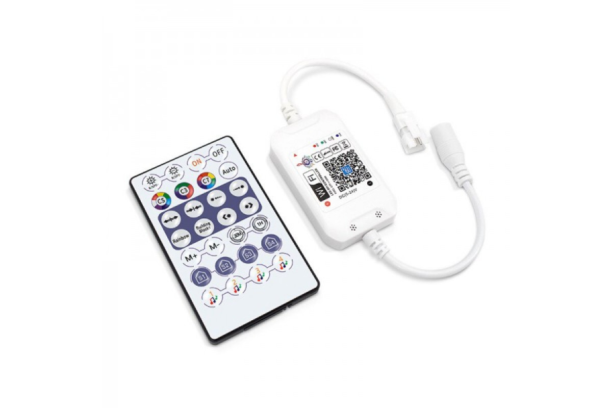 Контролер SMART RGB PROLUM (Wi-Fi; IR 28 кнопок; 12A) (402039)