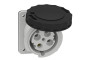 Розетка кутова 63А 3P+РE 480-500В IP67 (81285)