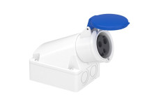 Промислова Розетка PRATIKA 32 A, 2P+E 200-250 В зм. стр., IP44 (83116)