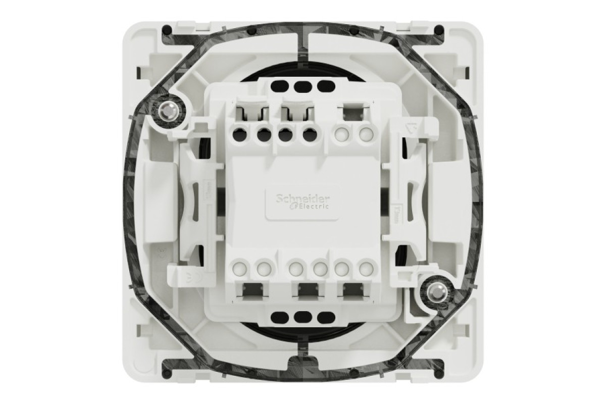 Механізм кнопкового вимикача IP55 Mureva Styl, білий (MUR39027)