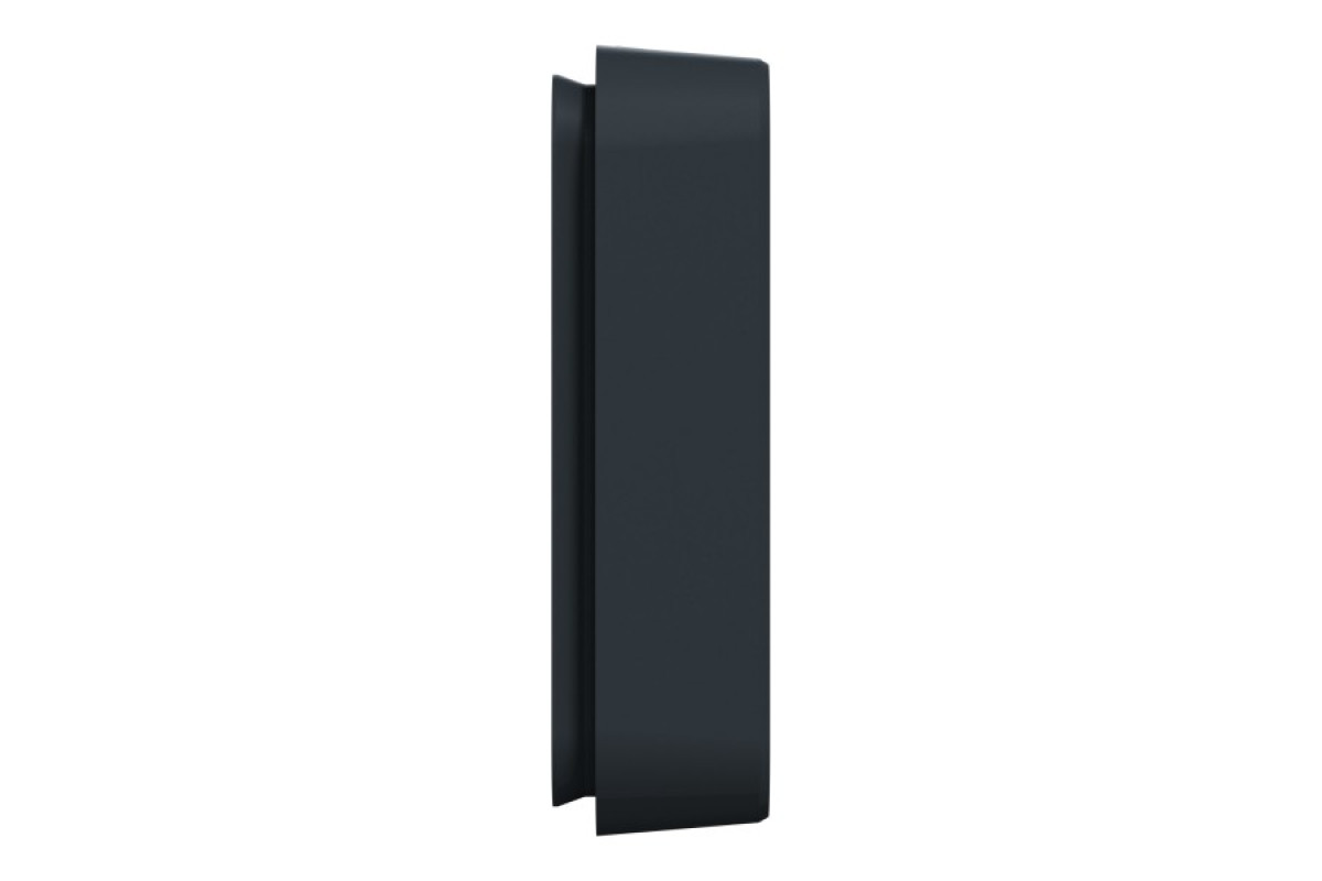 Рамка тримісна горизонтальна IP55 Mureva Styl, чорна (MUR34109)