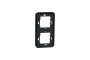 Рамка двомісна вертикальна IP55 Mureva Styl, чорна (MUR34151)