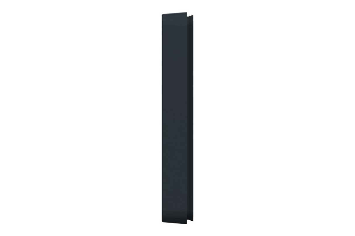 Рамка двомісна вертикальна IP55 Mureva Styl, чорна (MUR34151)