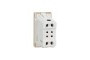 Розетка New Unica, механізм, 2P, 10A, European, за шторками, IP3x, бежевий (NU303144)