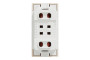 Розетка New Unica, механізм, 2P, 10A, European, за шторками, IP3x, бежевий (NU303144)