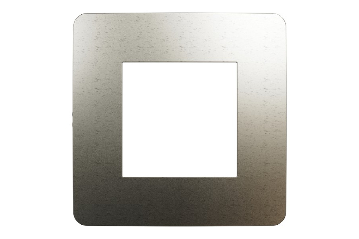 Рамка Unica Studio Metal, 1 постова, 1 x 2 модуля, бронза або беж (NU280251M)