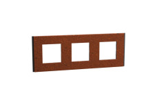 Рамка 3-постова Unica Deco Material, теракотовий (NU600671)