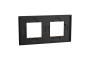 Рамка 2-постова Unica Deco Material, теракотовий (NU600471)