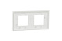 Рамка 2-постова Unica Deco Material, матовий білий (NU600479)