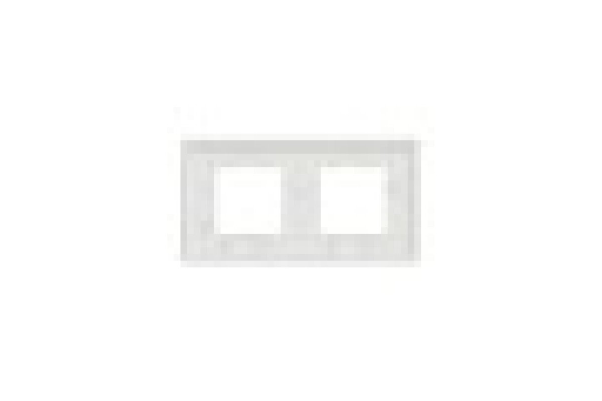 Рамка 2-постова Unica Deco Material, матовий білий (NU600479)