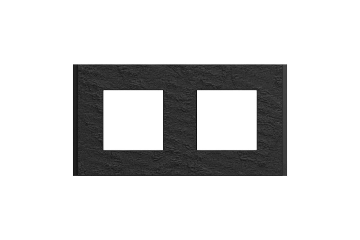 Рамка 2-постова Unica Deco Material, камінь (NU600477)
