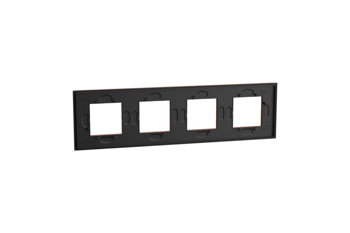 Рамка 4-постова Unica Deco Material, теракотовий (NU600871)