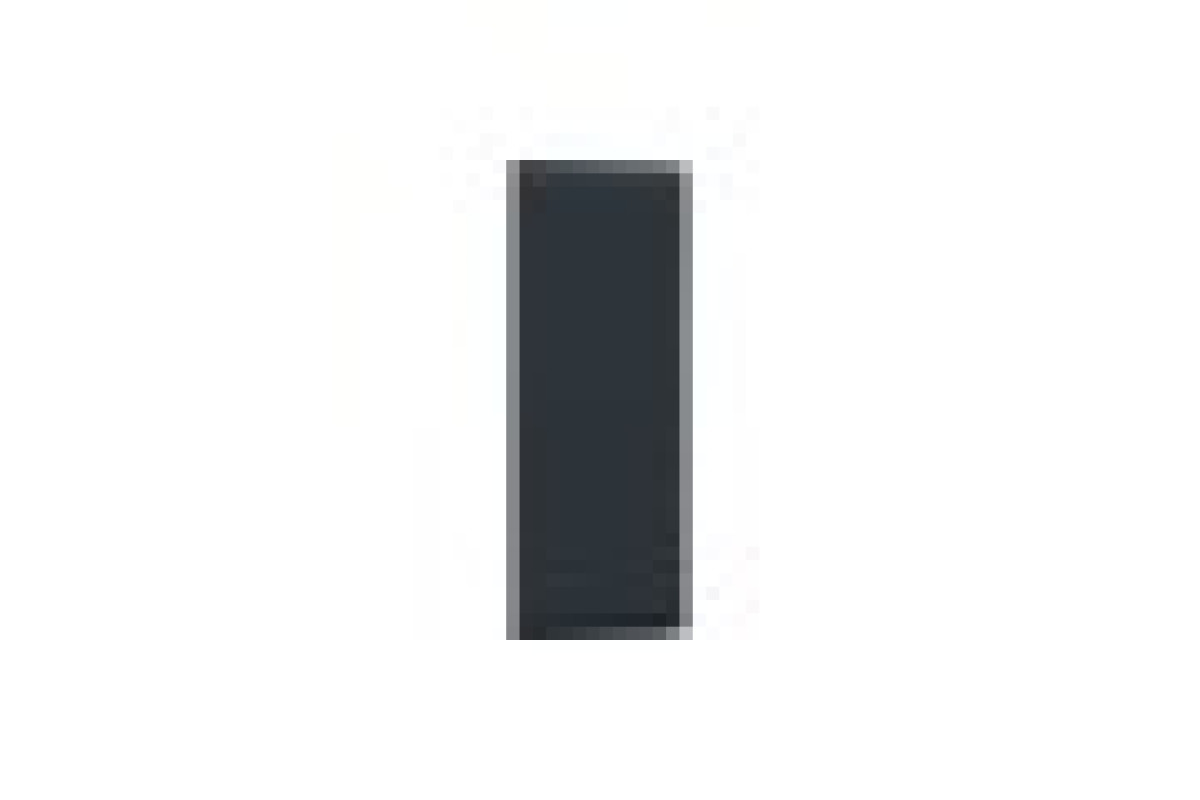 Подвійний блок для поверхневого монтажу IP55 Mureva Styl, вертикальний, чорний (MUR37912)