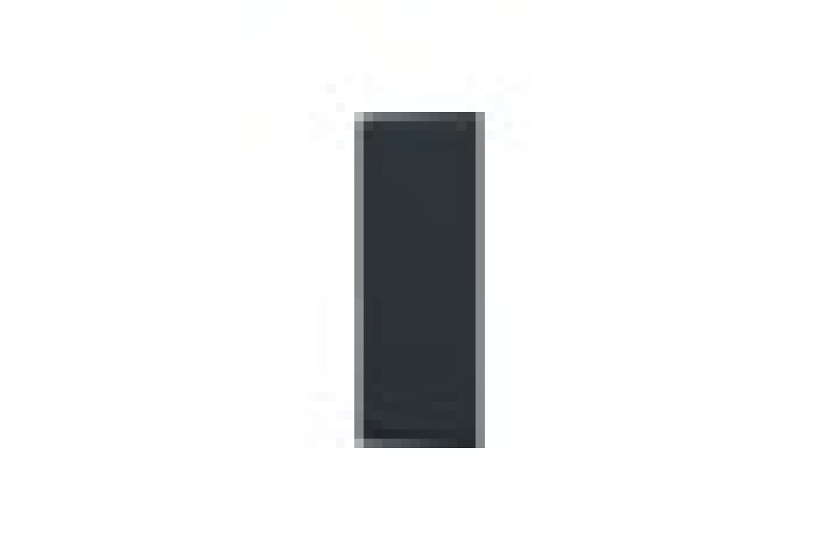 Подвійний блок для поверхневого монтажу IP55 Mureva Styl, вертикальний, чорний (MUR37912)