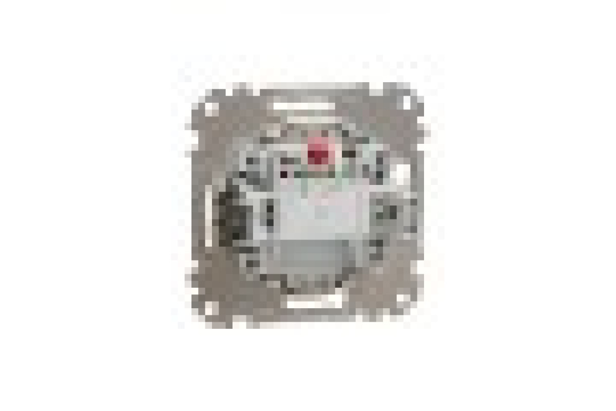 Одноклавішний вимикач з синьою LED підсвіткою 10 АХ Береза Sedna Elements (SDD180101L)