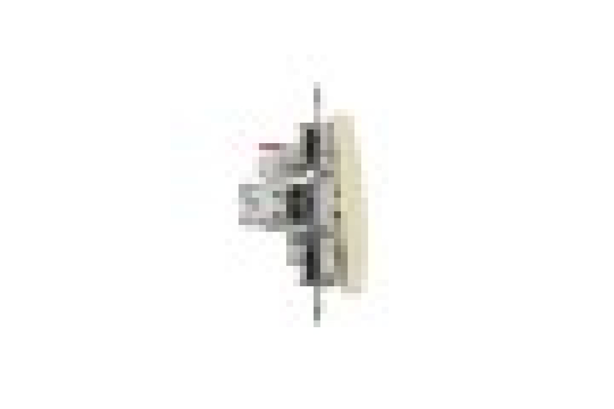 Одноклавішний вимикач з синьою LED підсвіткою 10 АХ Береза Sedna Elements (SDD180101L)