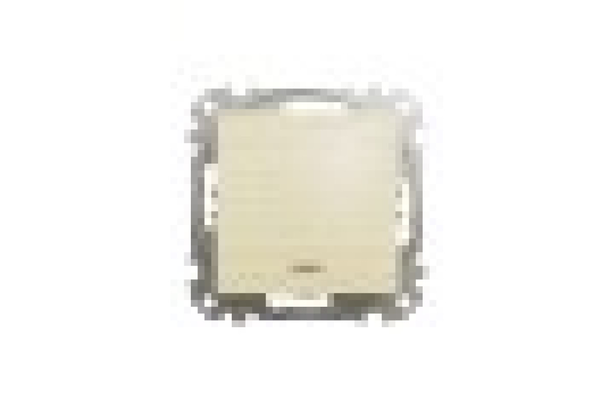 Одноклавішний перемикач з синьою LED підсвіткою 10 АХ Береза Sedna Elements (SDD180106L)