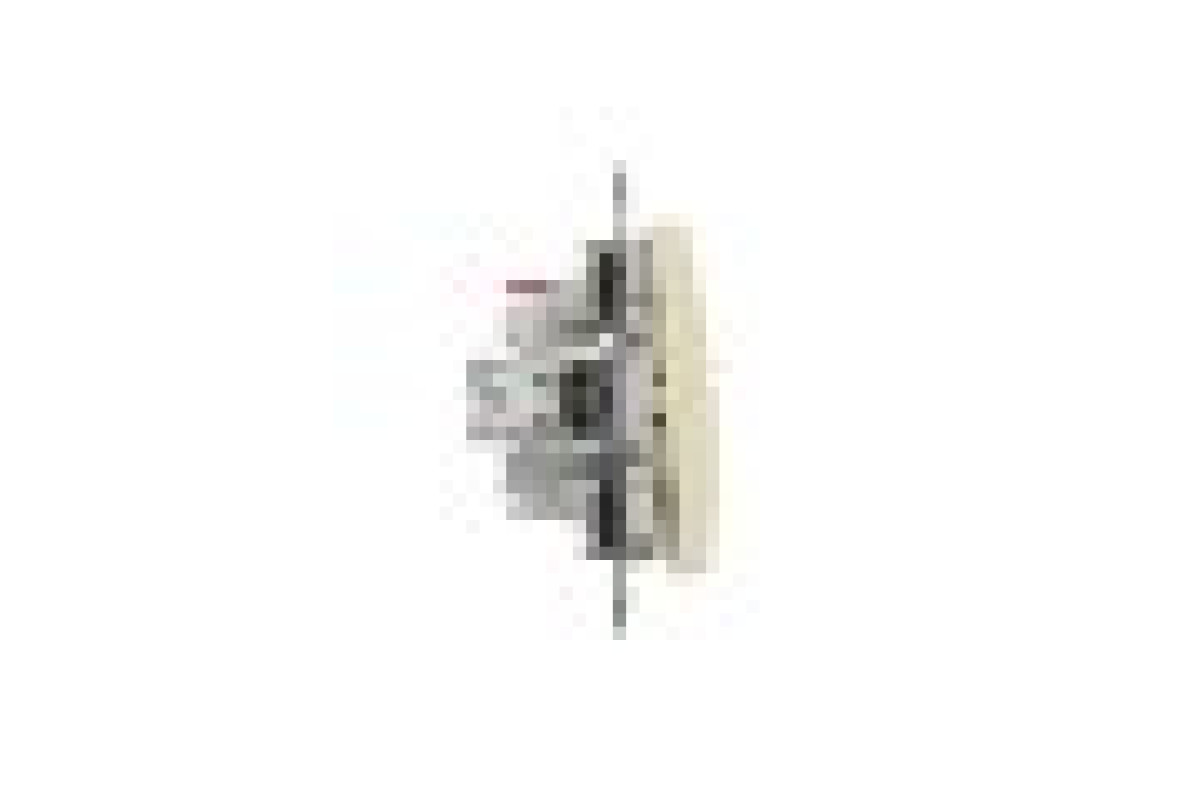 Одноклавішний перемикач з синьою LED підсвіткою 10 АХ Береза Sedna Elements (SDD180106L)