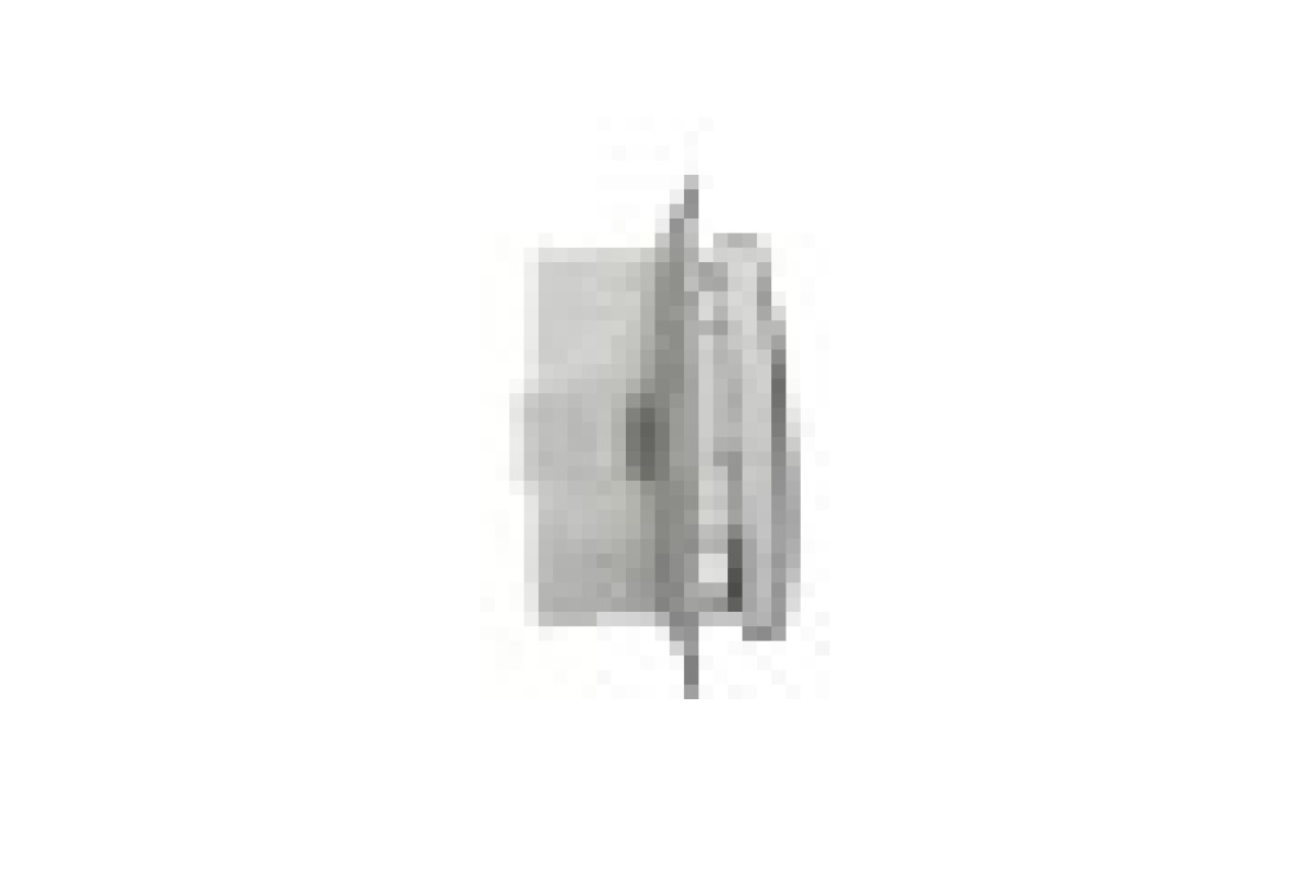Одноклавішний перемикач 10 АХ, IP44, Матовий Алюміній Sedna Elements (SDD270106)