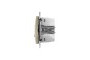 USB розетка A+C, 3 A, 45 Вт, Бежевий Sedna Design (SDD112404)