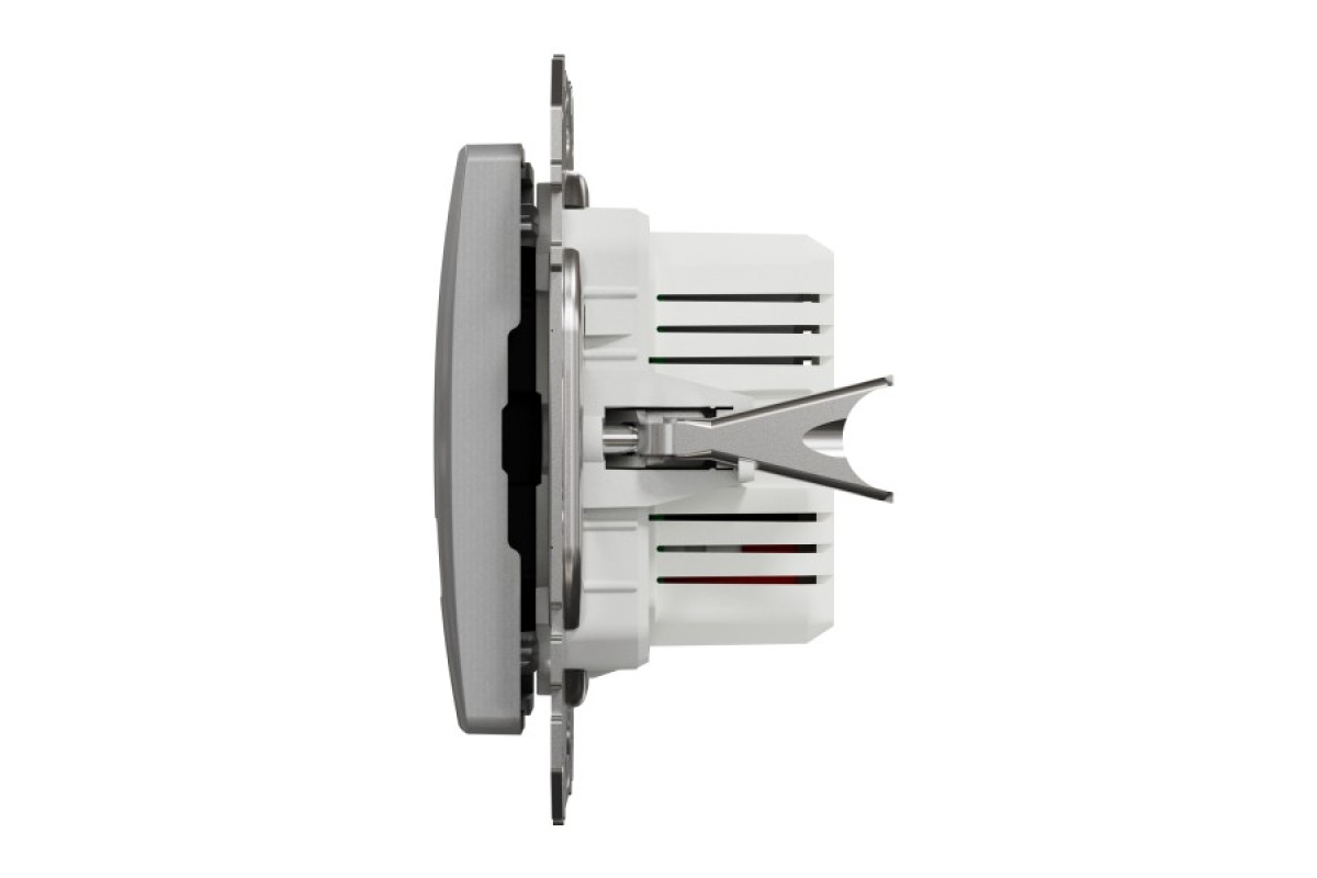 USB розетка тип A+A 2,1A Алюміній Sedna Design (SDD113401)