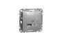 USB розетка ип A+C 2,4A Алюміній Sedna Design (SDD113402)