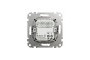 USB розетка тип A+C 2,4A Чорний Sedna Design (SDD114402)