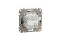 USB розетка тип A+C 2,4A Чорний Sedna Design (SDD114402)