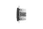 USB розетка A+C, 3 A, 45 Вт, Антрацит Sedna Design (SDD114404)
